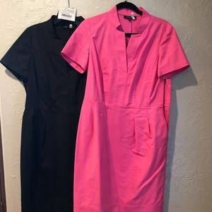 Hot pick and black dresses with side zipper